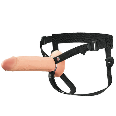 FX Elite 8'' Silicone Hollow Strap-On - Flesh 20 cm for Confidence Dildos & Dongs