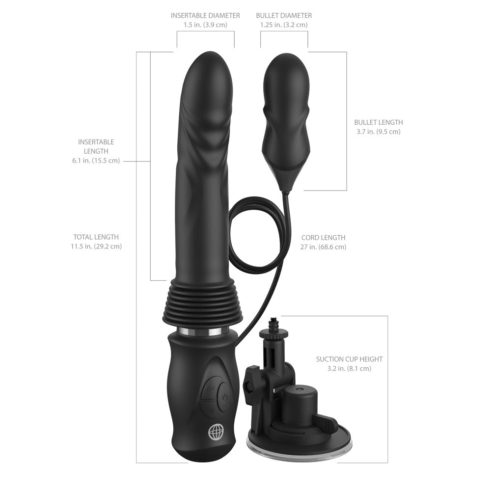 FFS Ultimate Silicone Thruster – Rechargeable Thrusting Vibrator (0) > Dildos > Thrusting Dildos