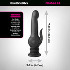 Fetish Fantasy Series Pogo Thruster 23.5 cm Gyrating Rabbit Vibrator > Vibrators > Ladies > Rabbit Multi