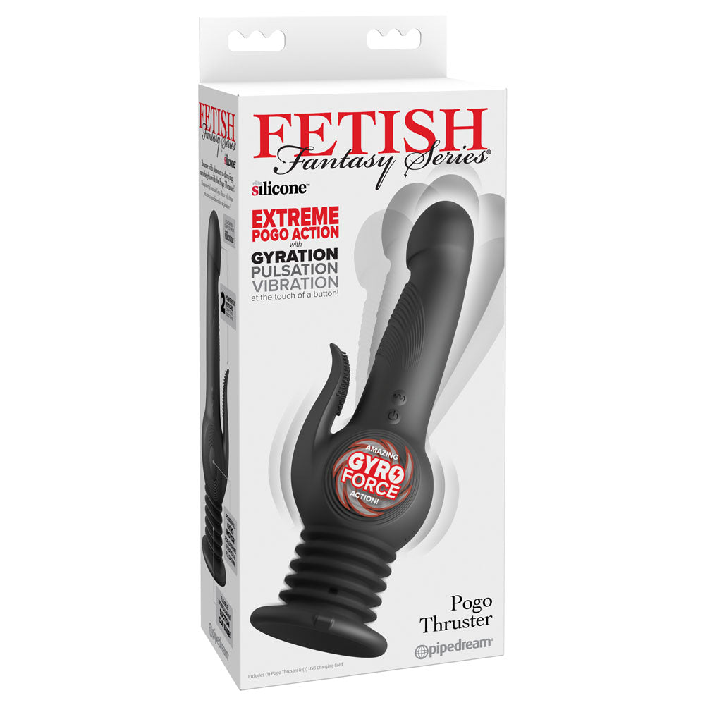 Fetish Fantasy Series Pogo Thruster 23.5 cm Gyrating Rabbit Vibrator > Vibrators > Ladies > Rabbit Multi