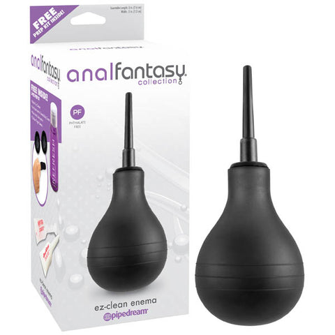 Anal Fantasy Collection EZ-Clean Enema Black > Essentials > Douches