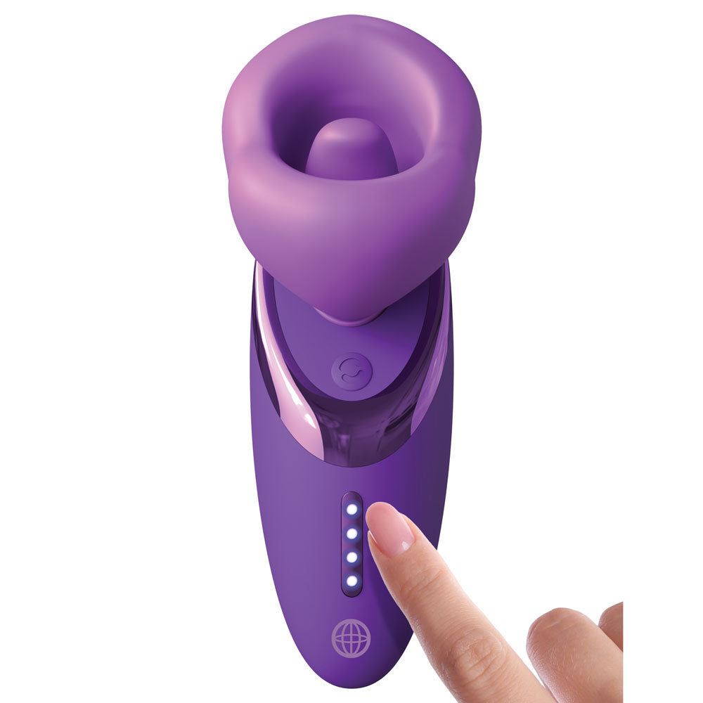 Fantasy for Her Pleasure Sucker USB Rechargeable Sucking Licking and Vibrating Stimulator STIMULATORS