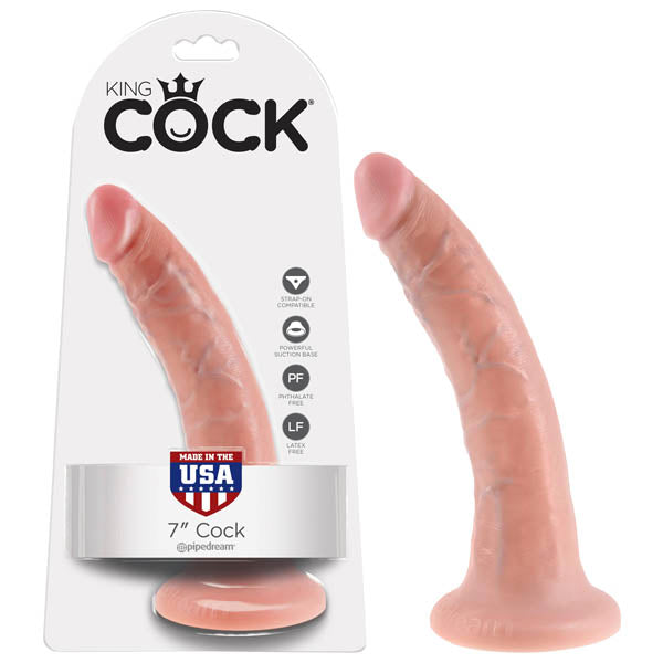 King Cock Realistic Suction Cup Dildo – 5 to 10 Inch > Dildos > Realistic Dildos