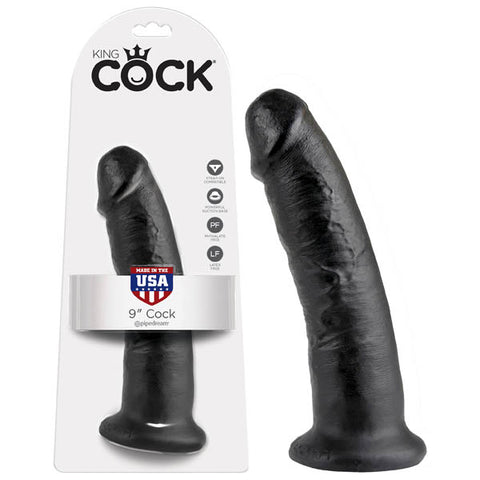 King Cock 9 Inch Realistic Dildo with Veins for Ultimate Pleasure > Dildos > Large Dildos