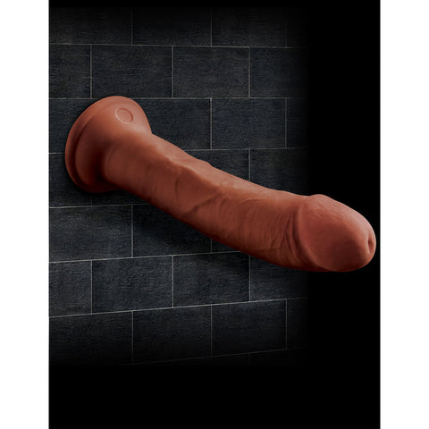 King Cock Plus 8 Inch Triple Density Cock Brown 20.3 cm Dong Dongs Realistic