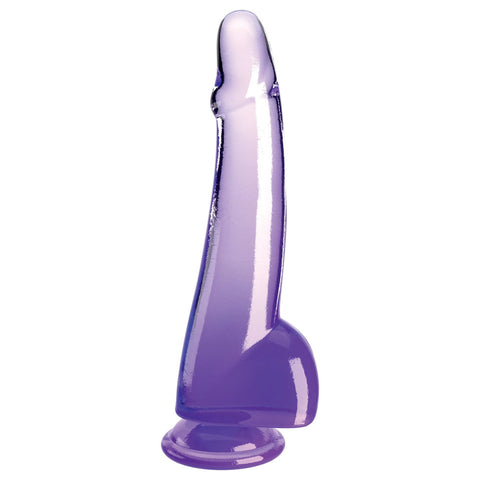 King Cock Clear 10 Inch Dildo with Balls DONGS