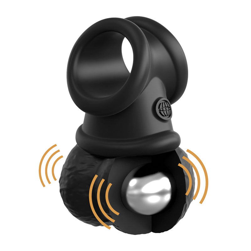 King Cock Elite Vibrating Silicone Body Dock Kit 17.8 cm Strap On > Dildos > Strap On Harnesses