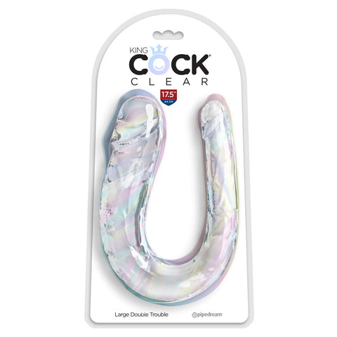 King Cock Large Double Trouble Double-Ended Dildo Dildos & Dongs