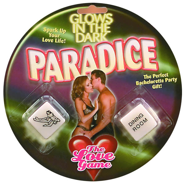 Glow In The Dark Paradice Novelty Dice For Adult Intimacy Fun Default Title GAMES