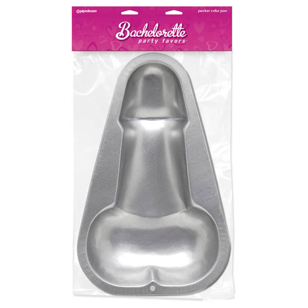 Bachelorette Party Favors Pecker Cake Pan Novelty Cake Pan Silver Bachelor & Bachelorette Items