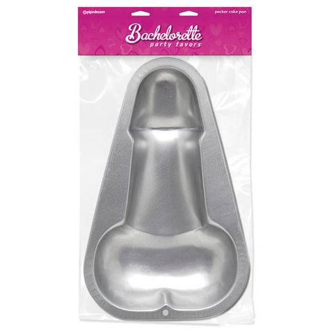 Bachelorette Party Favors Pecker Cake Pan Novelty Cake Pan Silver Bachelor & Bachelorette Items