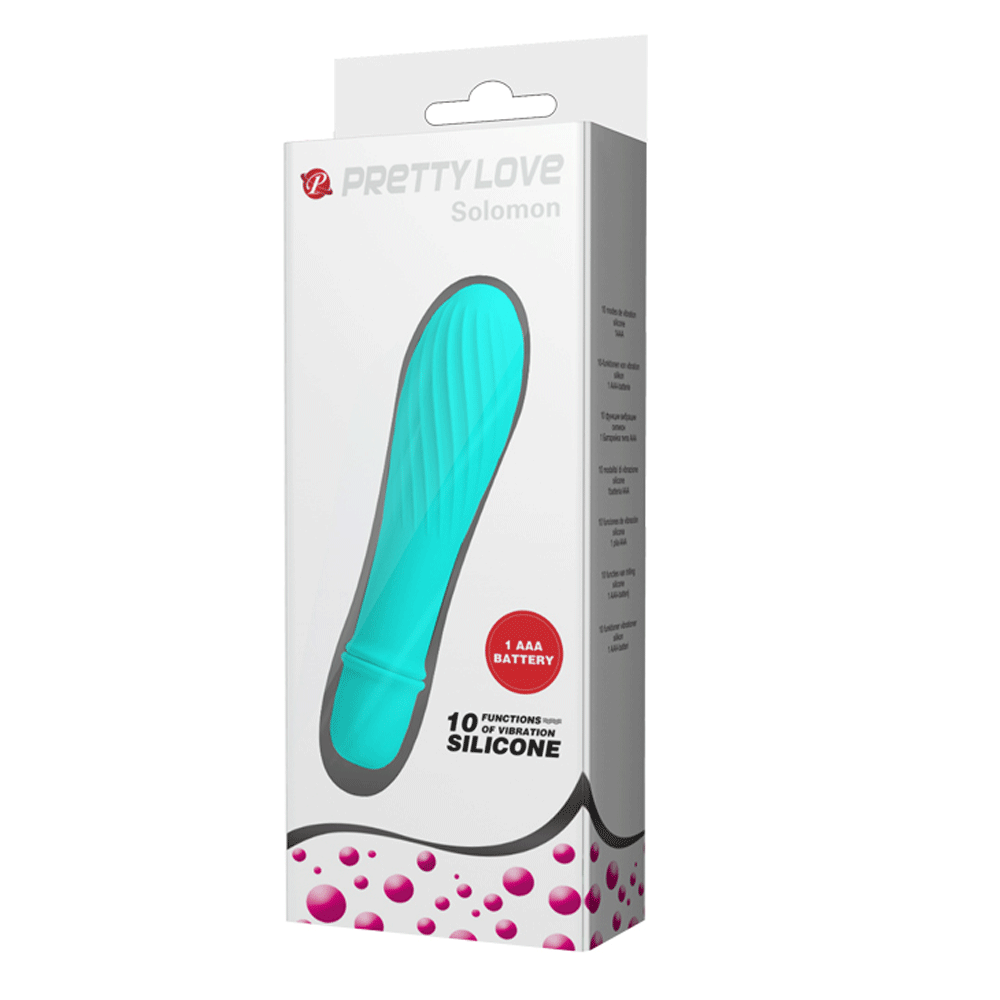 Solomon Mini Vibrator – Silicone Small Vibrator with Swirl Tip > Vibrators > Mini Vibrators