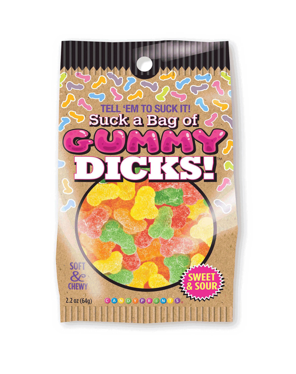 Suck a Bag of Gummy Dicks – Fruit-Flavored Gummy Candy > Novelties > Candy & Edible Items