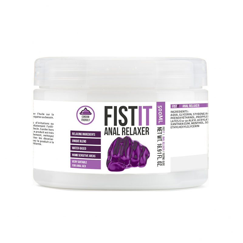 Pharmquests Fist-It – Water-Based Relaxing Anal Lubricant 500 ml Tub Default Title > Lube > Fisting