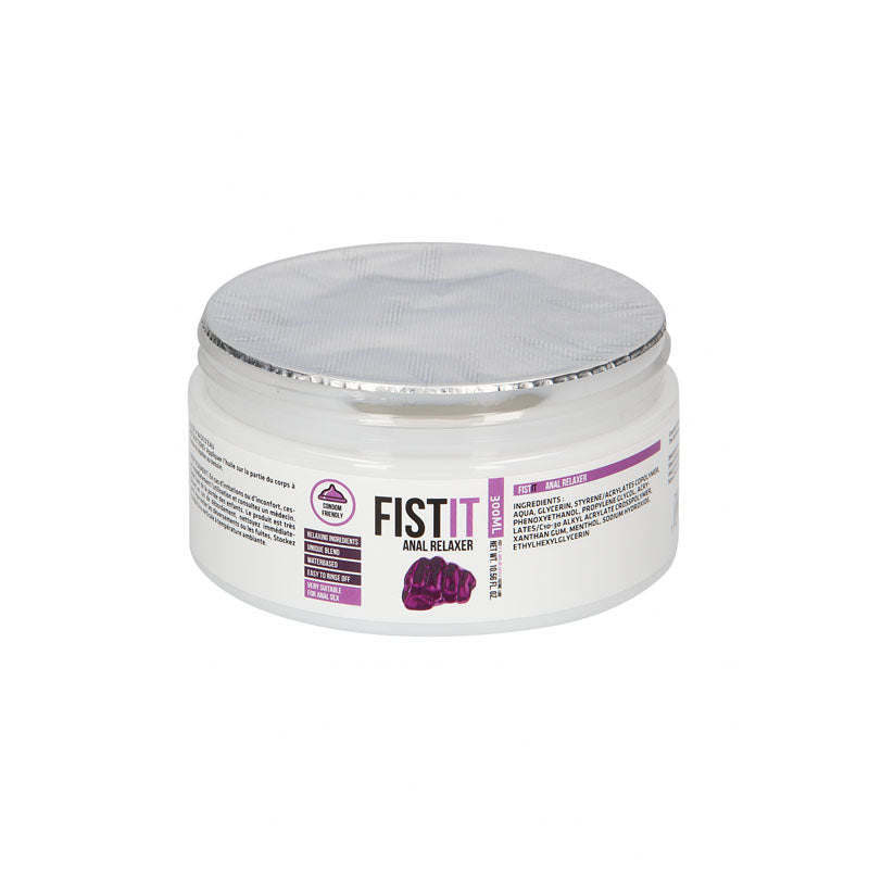 Pharmquests Fist-It Anal Relaxer Water Based Lubricant 300 mls Tub Anal Lubricant