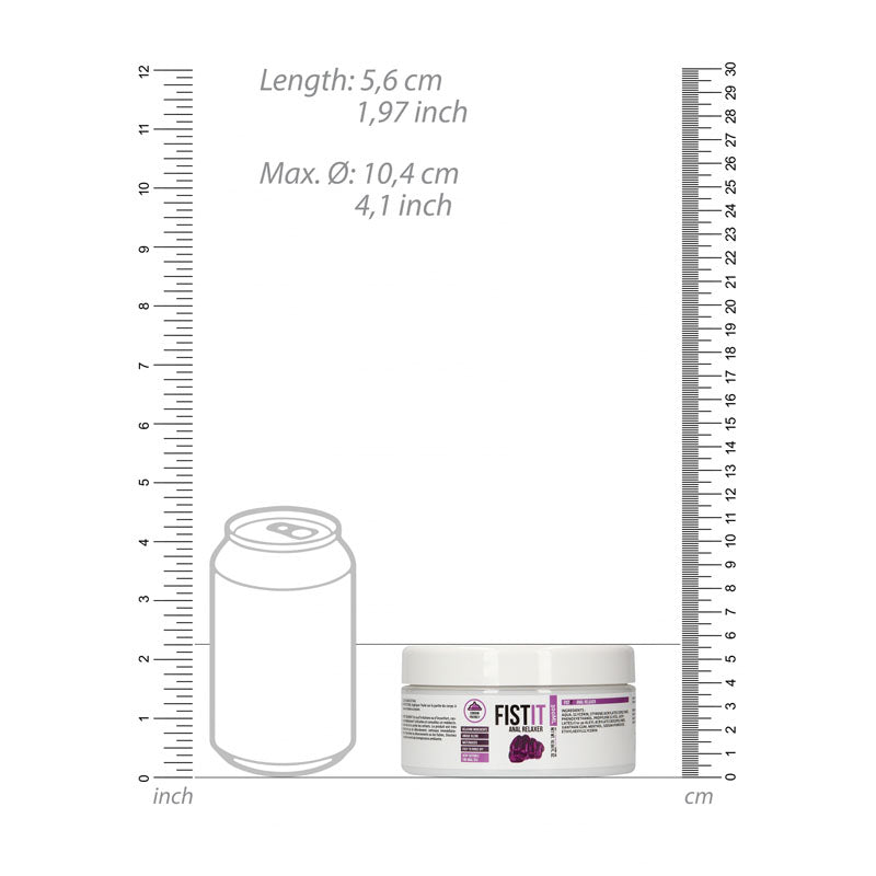 Pharmquests Fist-It Anal Relaxer Water Based Lubricant 300 mls Tub Anal Lubricant