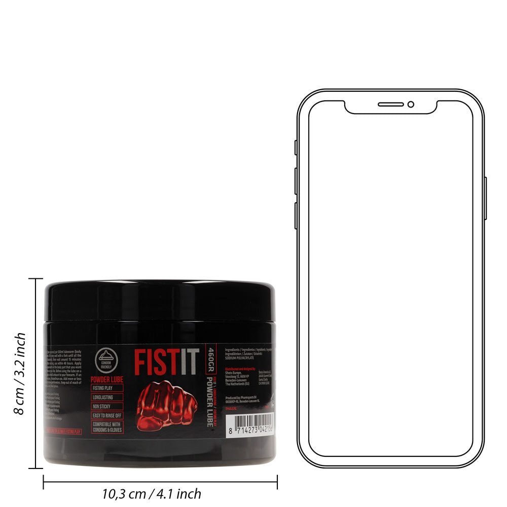 Pharmquests Fist-It Water-Mixable Powdered Lubricant 460g Tub > Lube > Fisting