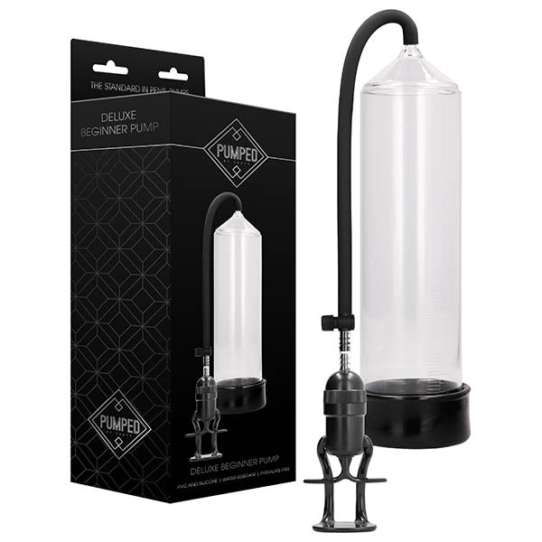 Pumped Deluxe Beginner Penis Pump Clear - 9" x 2.35" Secondary image