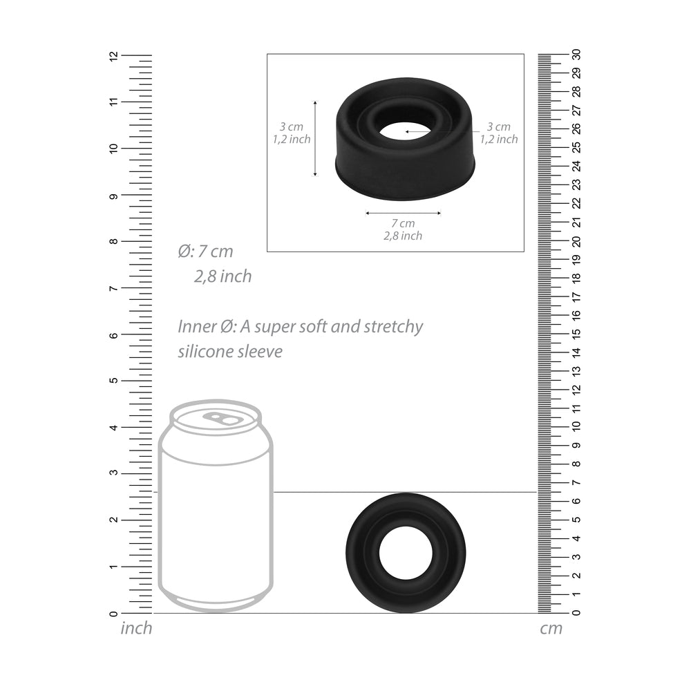 Pumped Silicone Pump Sleeve Large – 2.8 Inch diameter > Pumps > Penis Pumps