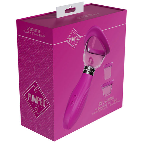 Pumped Delightful Auto Ladies Pump USB Rechargeable Pink Pumps Female