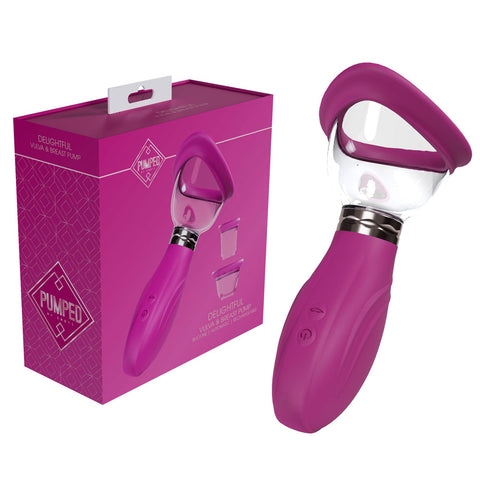 Pumped Delightful Auto Ladies Pump USB Rechargeable Pink Pink Pumps Female