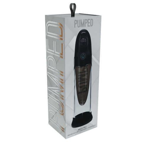 Pumped Aqua Pro Auto Pump Clear USB Rechargeable AI Enabled Submersible Auto Penis Pump PUMPS