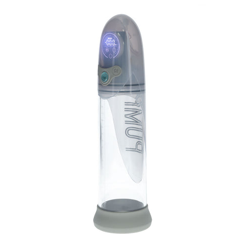 Pumped Aqua Pro Auto Pump Grey Clear USB Rechargeable AI Enabled Submersible Auto Penis Pump PUMPS Male Electric