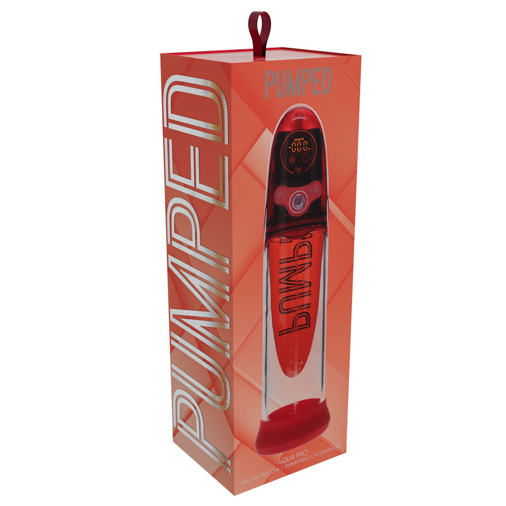 Pumped Aqua Pro Auto Penis Pump Submersible - 20cm Insertable > Pumps > Penis Pumps Electric