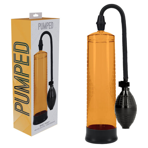 PUMPED Basic Pump 1 - Orange Penis Pump Default Title Pumps