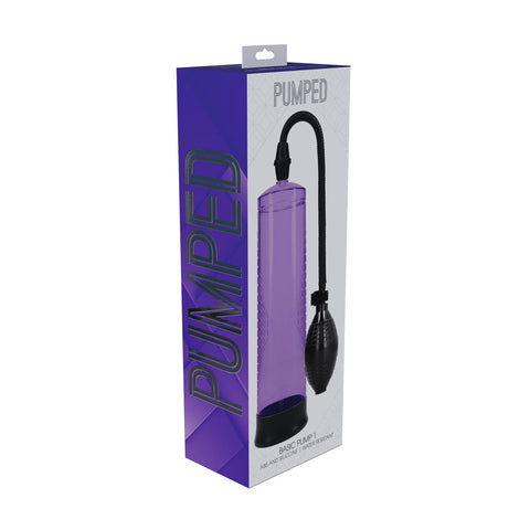 Pumped Basic Pump 1 Purple Penis Pump - 20cm x 6cm > Pumps > Penis Pumps