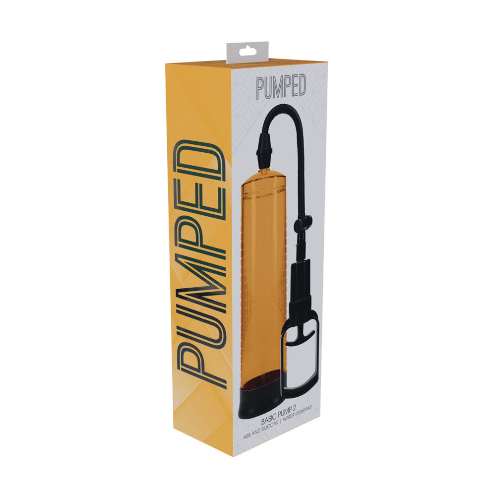 PUMPED Basic Pump 2 (Orange) – Penis Pump - 20cm x 8cm > Pumps > Penis Pumps