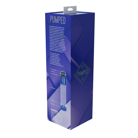 Pumped Automatic Waterproof USB Rechargeable Penis Pump Metal and Clear Design PUMPS Male Electric