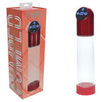 Pumped Automatic Waterproof Penis Pump Metal Clear Design - 20cm Red > Pumps > Penis Pumps Electric