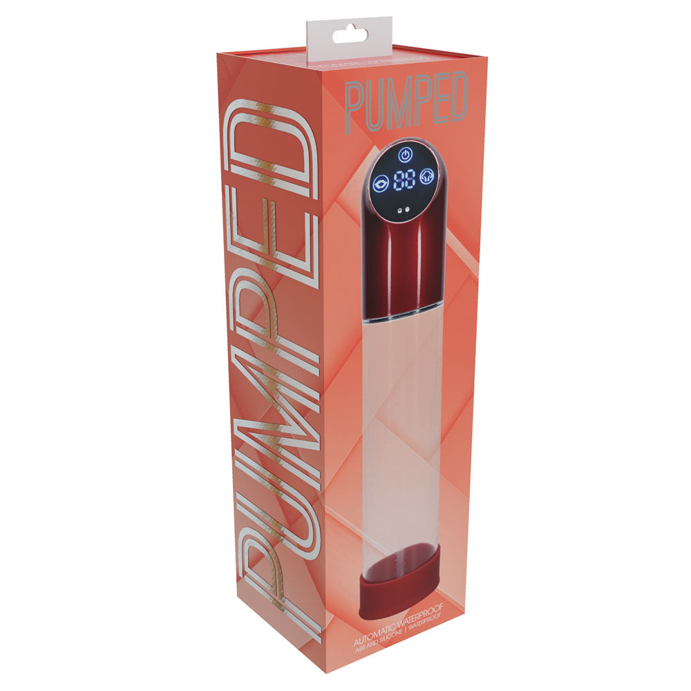 Pumped Automatic Waterproof Penis Pump Metal Clear Design - 20cm > Pumps > Penis Pumps Electric