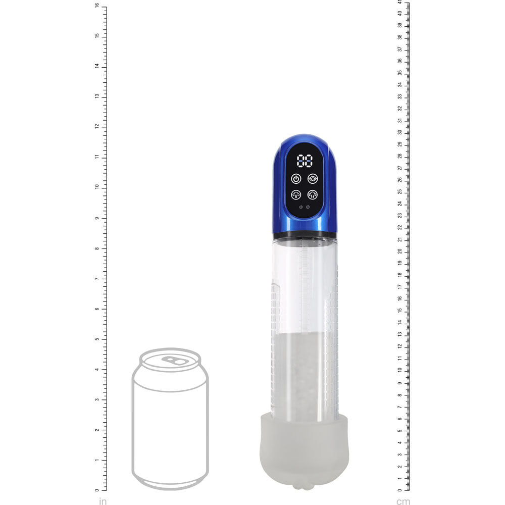 Pumped Engage Automatic Penis Pump Metallic 21cm Insertable > Pumps > Penis Pumps Electric