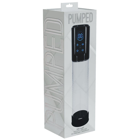 Pumped Megalift Automatic Penis Pump USB Rechargeable Clear Intimacy Device PUMPS Male Electric