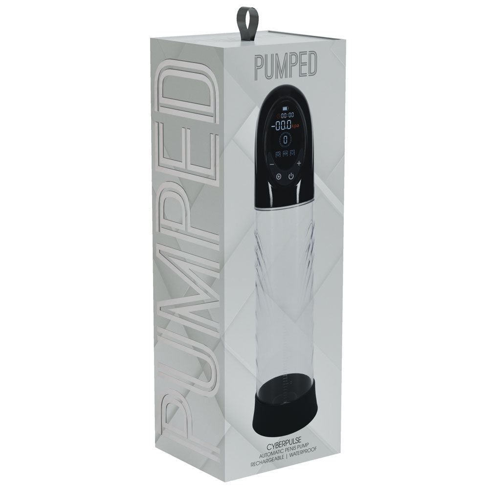 Pumped Cyberpulse Automatic Penis Pump Clear - 21cm insertable > Pumps > Penis Pumps Electric