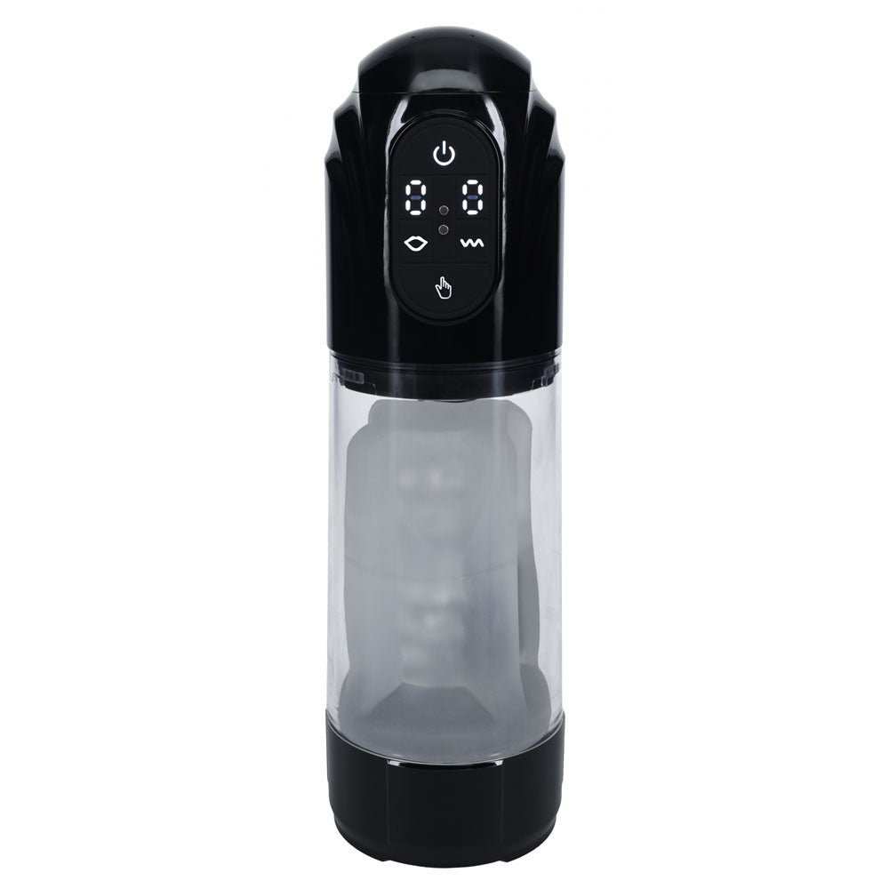 Pumped Technothrust Auto Masturbator Clear USB Rechargeable Intimacy Device Strokers - Auto