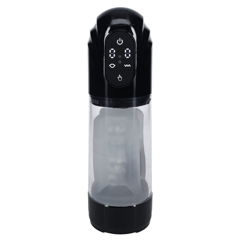Pumped Technothrust Auto Masturbator Clear USB Rechargeable Intimacy Device Strokers - Auto