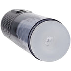 PUMPED Vortex - Gunmetal - Gunmetal Grey/Clear USB Rechargeable Sucking Rotating and Thrusting Auto Masturbator > Sex Toys For Men > Masturbators > Vibrating