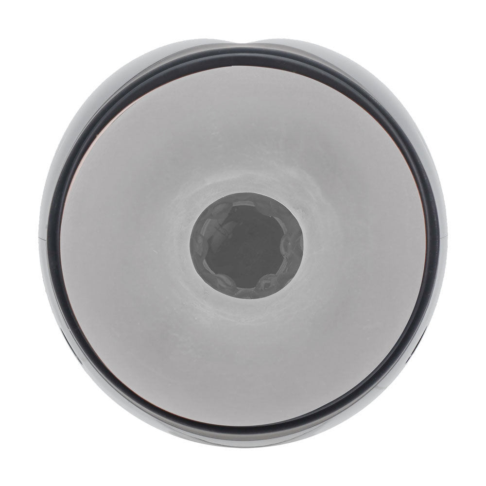 Pumped Virtuo Gunmetal Grey Clear USB Rechargeable Sucking And Vibrating Auto Masturbator PUMPS Male Electric