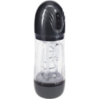 PUMPED SonicPull (Gunmetal Grey/Clear) – USB Rechargeable Sucking Vibrator Masturbator > Sex Toys For Men > Masturbators > Vibrating