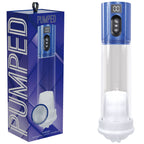 Pumped Hyperlift Metallic Clear Auto Pump - 20cm Blue > Pumps > Penis Pumps Electric
