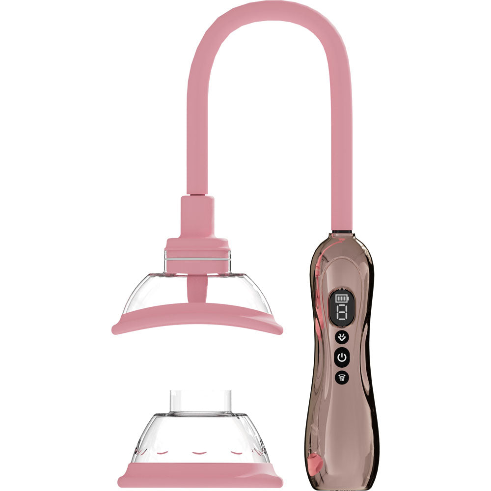 Pumped Vulva Pump With Tongue Stimulator - USB Rechargeable Pump Set > Pumps > Female Pumps