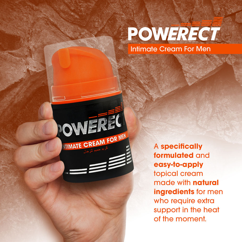Powerect Cream 48ml Pump for Male Performance Enhancement ENHANCERS