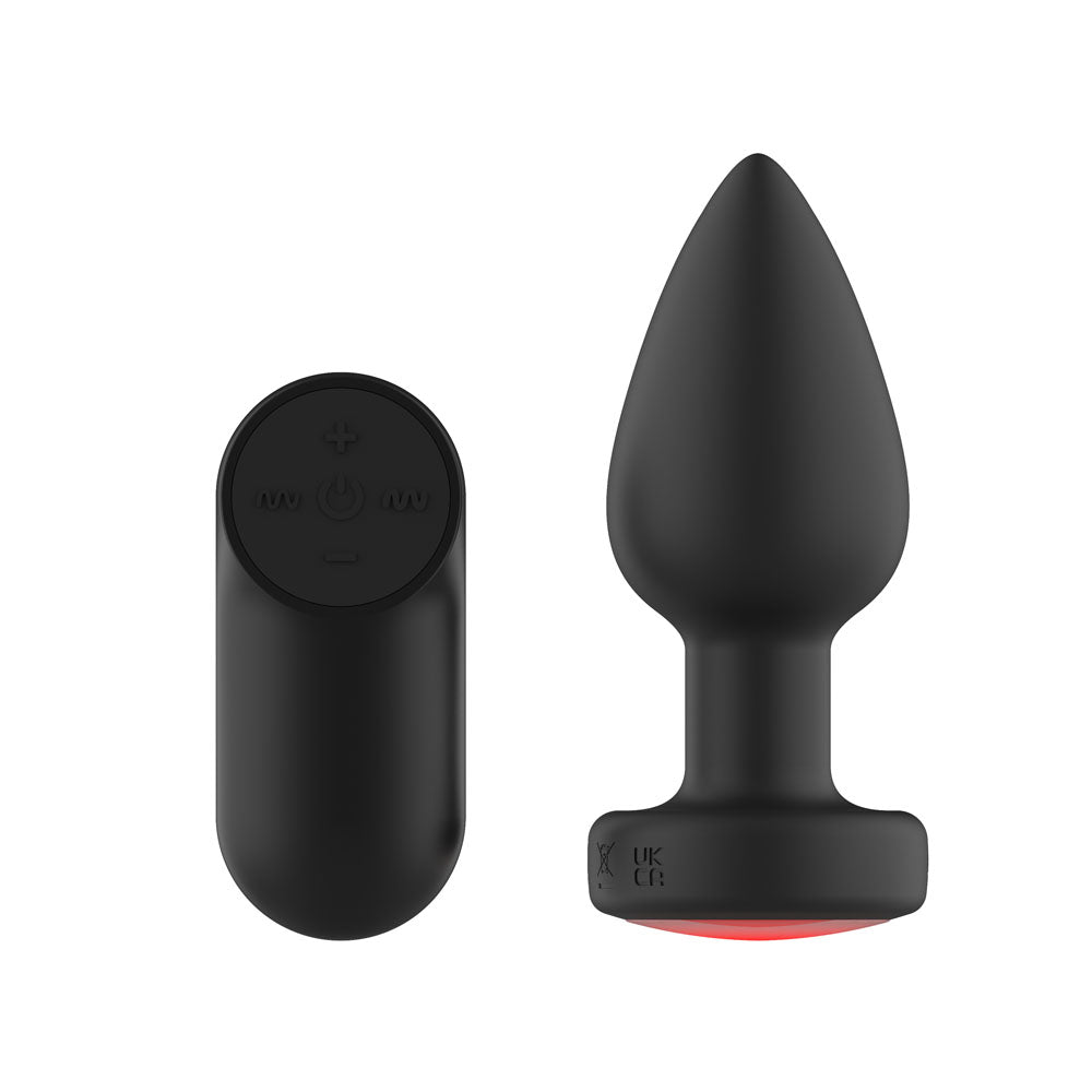 Passion Play Vibrating Butt Plug – USB Rechargeable Silicone with LED Base and Remote > Anal Range > Vibrating Butt Plugs