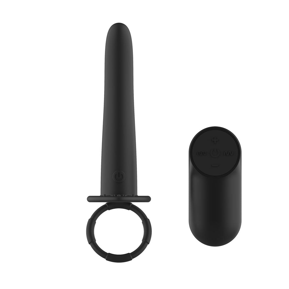 Passion Play Double Penetration Vibrator – USB Rechargeable Silicone Vibrating Cock Ring > Sex Toys For Men > Penis Sleeves