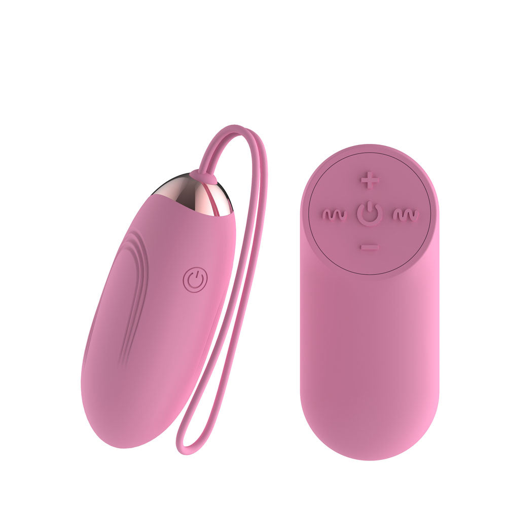 Passion Play Silicone Vibrating Egg – Small USB Rechargeable Vibrator with Wireless Remote Pink > Sex Toys For Ladies > Vibrating Eggs