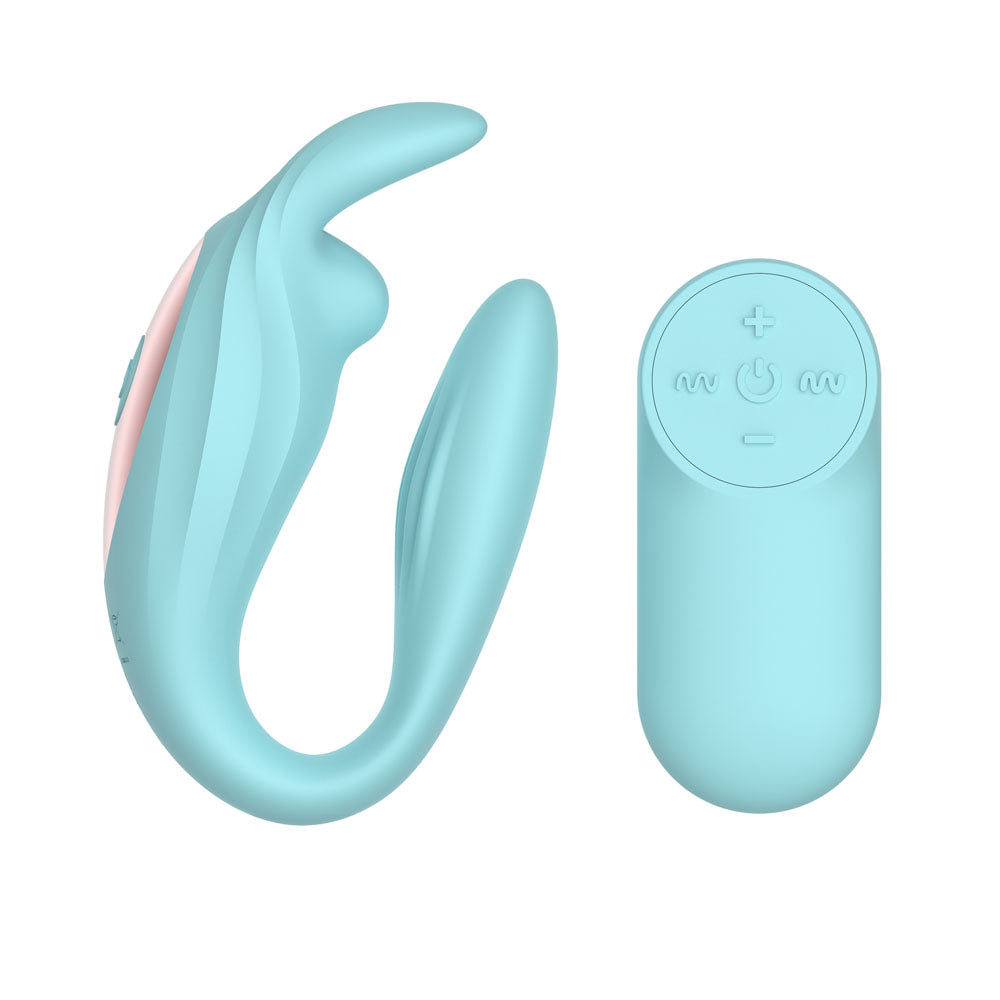 Passion Play Rabbit Couple Vibe – USB Rechargeable Wireless Remote Couples Vibrator Secondary image
