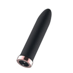 Passion Play Rechargeable Vibrating Bullet – 9.8 cm USB Rechargeable Vibrator Black > Vibrators > Mini Vibrators